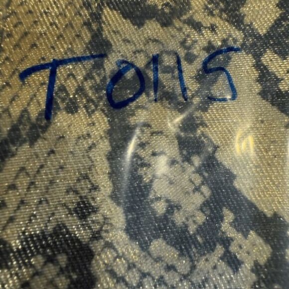 Topshop Metallic Snakeskin Two Tone Mini Dress Gold Black Size 4 - Picture 12 of 12